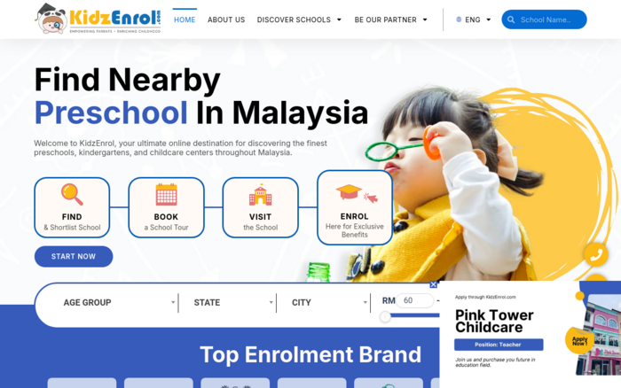 Discover early childhood education in Malaysia.